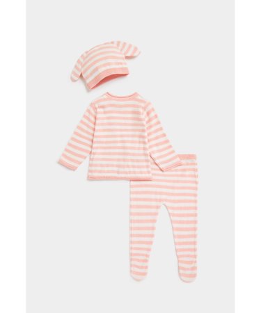 MOTHERCARE pikkade varrukatega t-särk, püksid + müts, CB620 605210