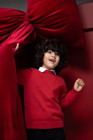 COCCODRILLO kampsun, punane, ZC5172103EJB-009-134, 134 cm 