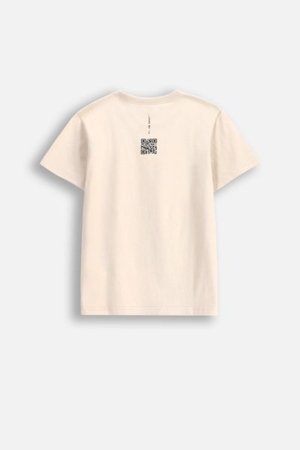 COCCODRILLO lühikeste varrukatega särk EVERYDAY UNISEX A, kreemjas, WC5143202VUA-002-152, 152 cm 