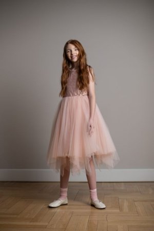 COCCODRILLO varrukateta kleit, roosa, suurus 