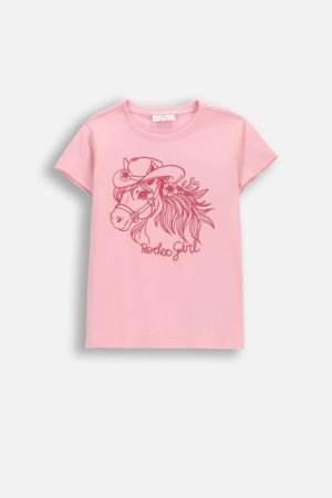 COCCODRILLO lühikeste varrukatega t-särk, roosad, WC6143203GGK-033-104, 104 suurus 