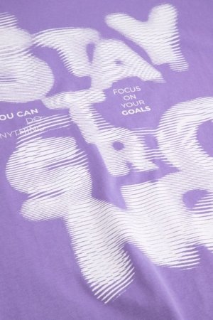 COCCODRILLO lühikeste varrukatega t-särk, lillad, WC6143209MBJ-016-140, 140 cm 