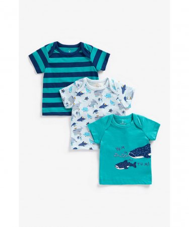 MOTHERCARE lühikeste varrukatega t-särk, 3 tk., BB874 568754