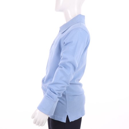 MAMAJUM långärmad polotröja 10-000006, helesinine, 128/134 cm 10-000006