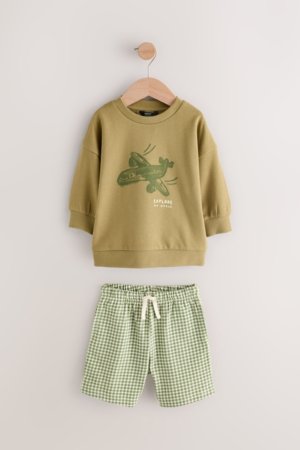 NEXT kampsun ja lühikesed püksid, E60686, 74-80 cm