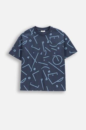 COCCODRILLO lühikeste varrukatega t-särk, sinised, WC6143206MBJ-014-140, 140 cm 