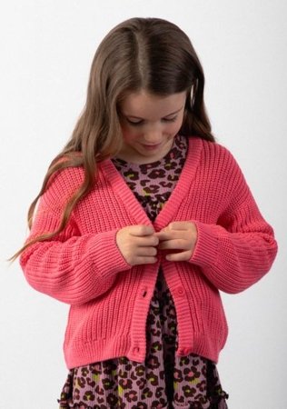COCCODRILLO kampsun CRAFT PUNK GIRL KIDS, roosiline, ZC5172202CGK-007-122, 122 cm 