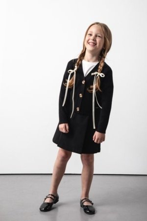 COCCODRILLO seelik BACK TO SCHOOL GIRL, must, WC5125201BSG-021-164, 164 cm 