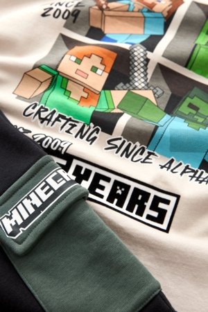 NEXT MINECRAFT lühikeste varrukatega t-särk + lühikesed püksid, 119869 