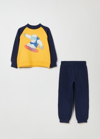 OVS BOY3-10Y JOGGING L/S 2H 9-10 ORANGE 001905140 