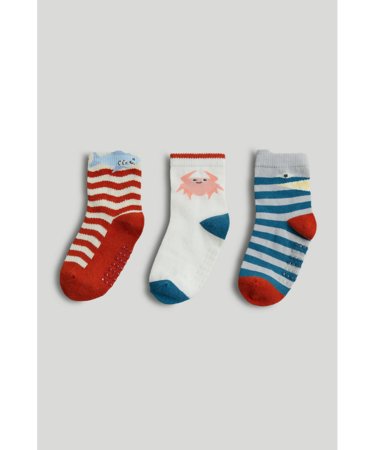 MOTHERCARE libisemiskindla tallaga sokid, 3 tk., AY15301, 4-7 Years 