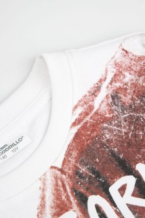 COCCODRILLO lühikeste varrukatega t-särk, valged, WC6143209VBB-001-152, 152 suurus 