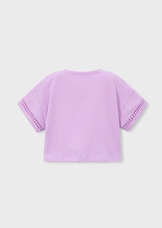 MAYORAL lühikeste varrukatega t-särk, lilac, 3.012-84, cm 