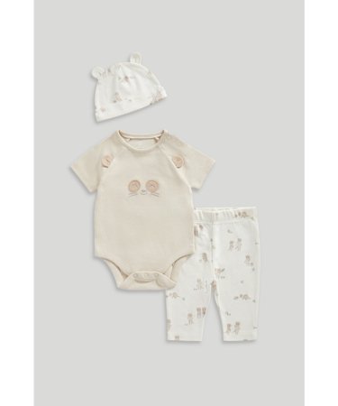 MOTHERCARE 3-osaline komplekt beebile, LL803 74 