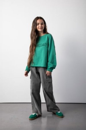 COCCODRILLO püksid RAVE GIRL JUNIOR, hall, ZC5119101RGJ-019-128, 128 cm 