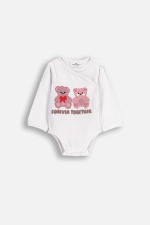 COCCODRILLO bodi, valge, cm 