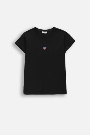 COCCODRILLO lühikeste varrukatega t-särk, mustad, cm 