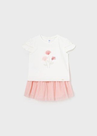 MAYORAL lühikeste varrukatega t-särk + seelik 4C, cake, 1932-12 