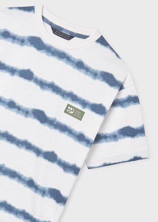 MAYORAL lühikeste varrukatega t-särk, cream-blue, 6.039-43, 152  cm 