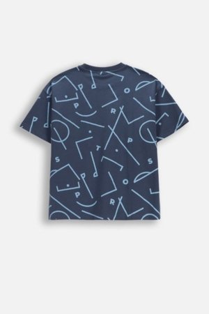 COCCODRILLO lühikeste varrukatega t-särk, sinised, WC6143206MBJ-014-140, 140 cm 