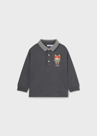 MAYORAL pikkade varrukatega polo särk 3G, charcoal, 2172-44 2172-44