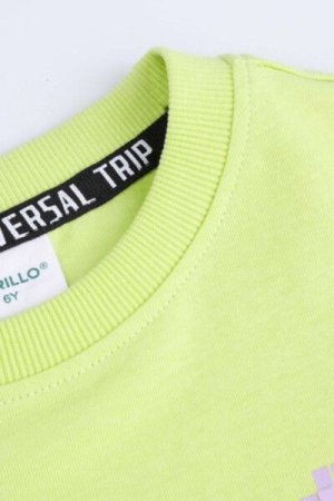 COCCODRILLO t-shirt WORLD OF PIXEL BOY KIDS, lime, ZC4143102WBK-030-122, 122 cm 