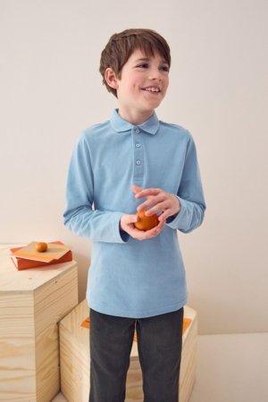 NEXT pikkade varrukatega polo särk, 726441 158 72644112