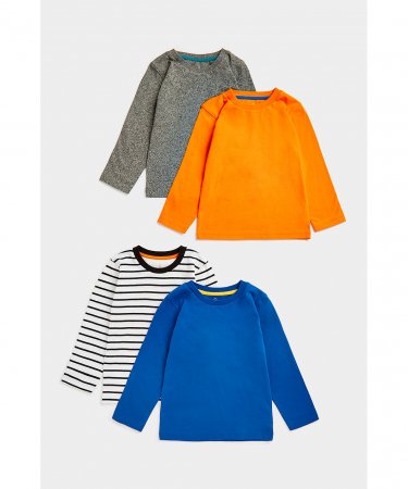 MOTHERCARE pikkade varrukatega t-särk, 4 tk., CB072 602949