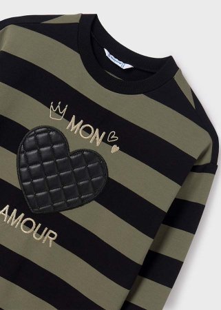 MAYORAL pikkade varrukatega kleit 8C, moss, 7960-71 