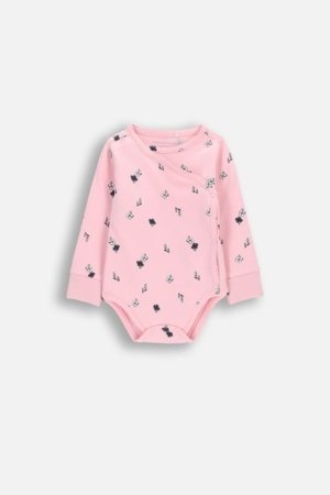 COCCODRILLO pikkade varrukatega hõlmikbodi, roosa, suurus 