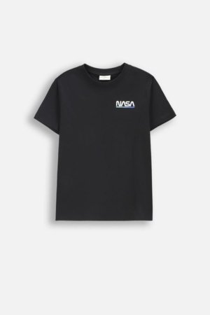 COCCODRILLO lühikeste varrukatega t-särk, mustad, suurus 