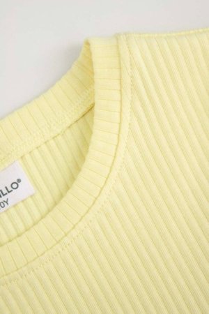 COCCODRILLO lühikeste varrukatega t-särk, kollased, cm 