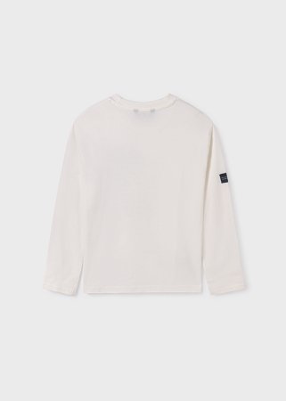 MAYORAL pikkade varrukatega t-särk 7D, cream, 7068-59 7068-59