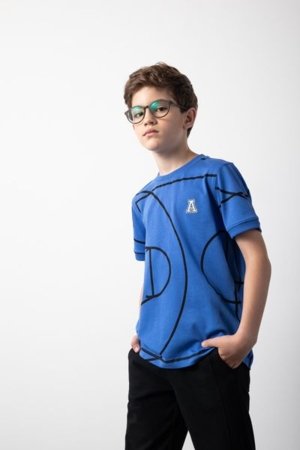 COCCODRILLO t-särk ACADEMY BOY JUNIOR, sinine, cm 