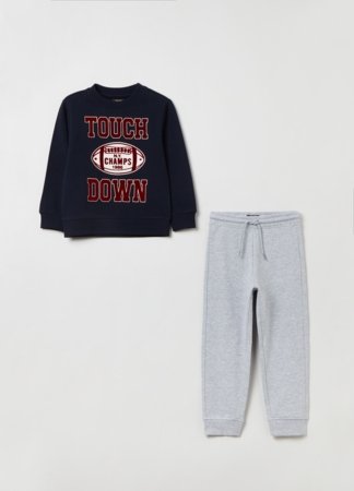 OVS BOY3-10Y JOGGING L/S 2H 9-10 BLUE 001896961 