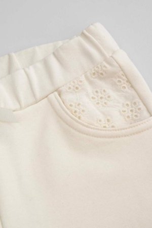 COCCODRILLO püksid NOSTALGIC MEADOW GIRL NEWBORN, kreemjas, WC5120101NGN-003-086, 86 cm 