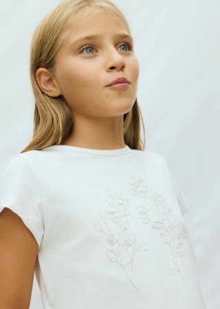 MAYORAL lühikeste varrukatega t-särk, natural, 6.002-91, 140 cm 