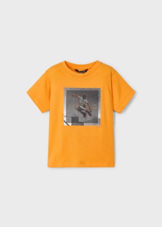 MAYORAL lühikeste varrukatega särk, orange, 3035-41, 140 cm 