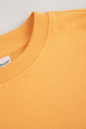 COCCODRILLO lühikeste varrukatega t-särk, oranžid, WC6143205MBJ-006-140, 140 cm 