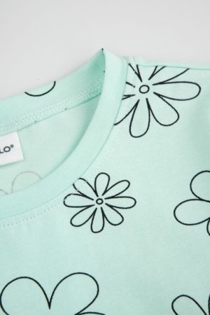 COCCODRILLO lühikeste varrukatega kleit, roheline, suurus 