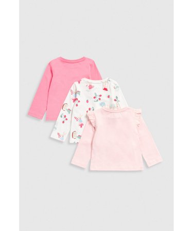MOTHERCARE marškinėliai ilgomis rankovėmis 3 vnt., JL448 116 