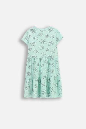 COCCODRILLO lühikeste varrukatega kleit, roheline, suurus 