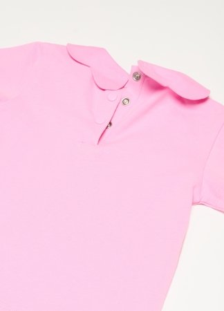 OVS lühikeste varrukatega polo särk, roosa, , 002042436 