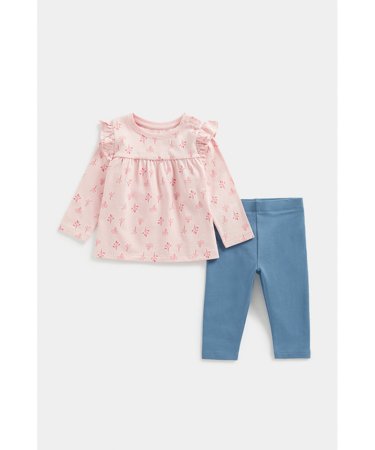 MOTHERCARE pikkade varrukatega t-särk ja sukapüksid, FA890 640409
