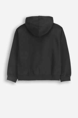 COCCODRILLO kapuutsiga tõmblukuga pusa, must, suurus 