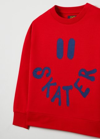 OVS BOY3-10Y SWEATSHIRT 2M 9-10 RED 001820981 001820981