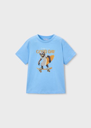 MAYORAL lühikeste varrukatega t-särk, sky blue, 3.064-36, 98  cm 