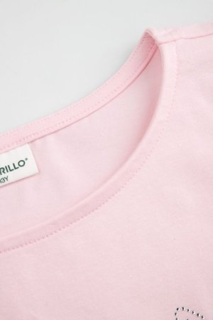 COCCODRILLO lühikeste varrukatega t-särk, roosad, WC6143202EJG-033-134, 134 suurus 