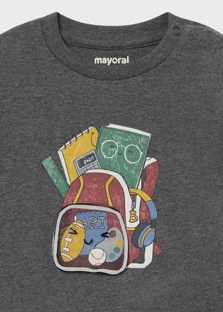 MAYORAL pikkade varrukatega särk 3C, tumehallid, 2.033-67, 92 cm 