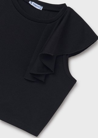 MAYORAL lühikeste varrukatega särk, black, 6034-12, 157 cm 